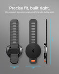 AMP11740 - Stroller Mount | OM200 (Mag Fit) showing front, back, and side views of the magnetic phone mount with its dimensions