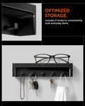 AHP10161 - Organizer Hook Key Holder showing optimized storage. includes 5 hooks to conveniently hold everyday items