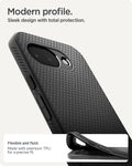 ACS11285 - Pixel 10a Liquid Air in Matte Black showing modern profile. sleek design with total protection