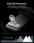 AGL11479 - Pixel 11 Optik EZ Fit Lens Protector 9H tempered glass protects the camera lenses from scratches and drops.
