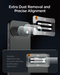 AGL11479 - Pixel 11 Optik EZ Fit Lens Protector alignment tray supports dust removal and precise guided lens protector application.