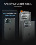 AGL11491 - Pixel 11 Pro Fold Optik EZ Fit Lens Protector lens protector and alignment tray shown compatible with Pixel 11 Pro Fold.