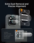 AGL11491 - Pixel 11 Pro Fold Optik EZ Fit Lens Protector alignment tray supports dust removal and precise guided lens protector application.