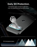 AGL11484 - Pixel 11 Pro  Optik EZ Fit Lens Protector 9H tempered glass protects the camera lenses from scratches and drops.
