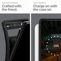 ACS03456 - Pixel 6 Pro Case Rugged Armor in matte black superior material. crafted with the finest. just charge it. charge on with the case on.