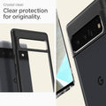 ACS03458 - Pixel 6 Pro Case Ultra Hybrid in matte black clear protection for originality.