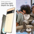 ACS03457 - Pixel 6 Pro Case Ultra Hybrid in crystal clear  simply ergonomic just the right depth for grip.