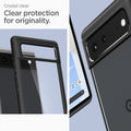 ACS03439 - Pixel 6 Case Ultra Hybrid in matte black clear protection for originality.