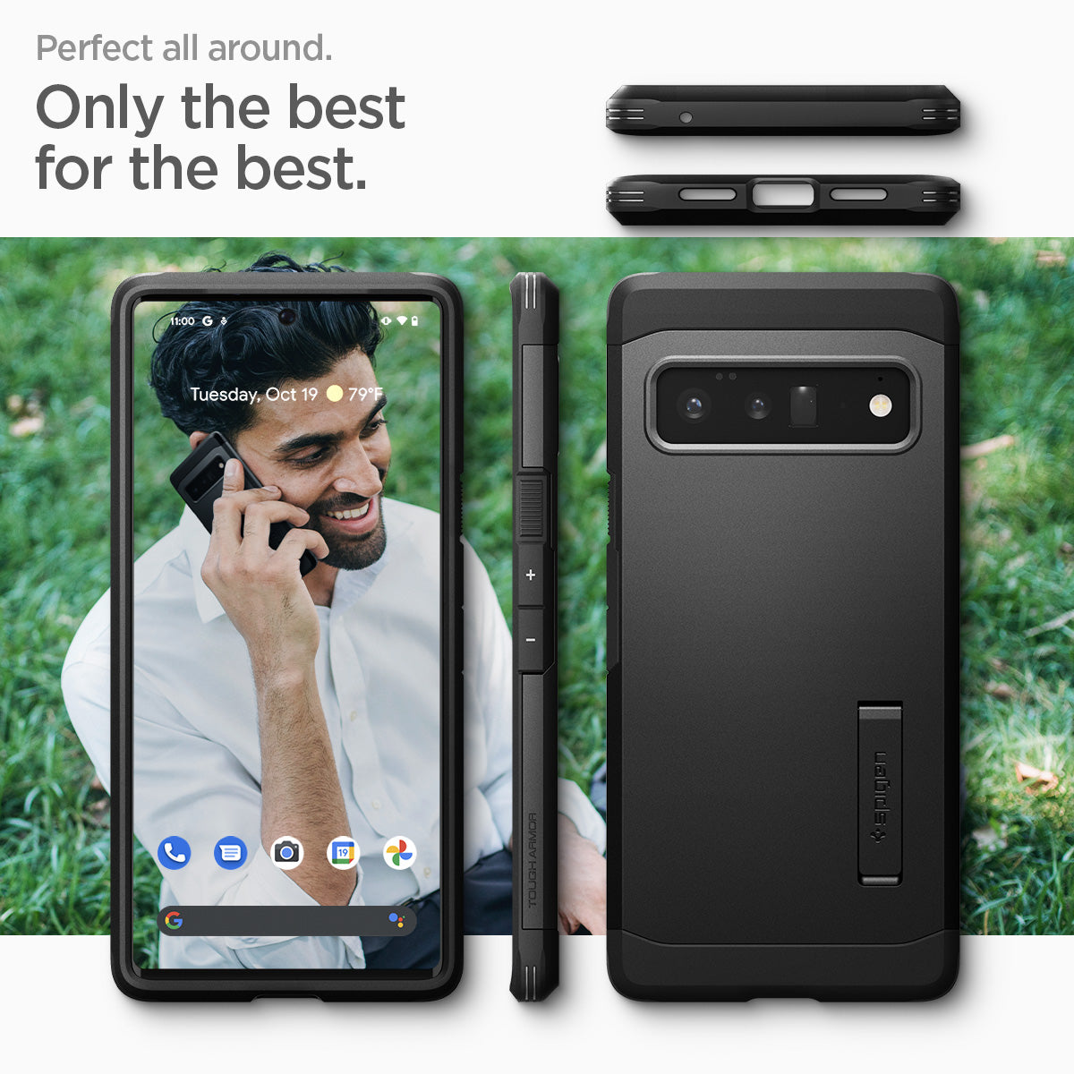 ACS03461 - Pixel 6 Pro Case Tough Armor in black perfect all around. only the best for the best.