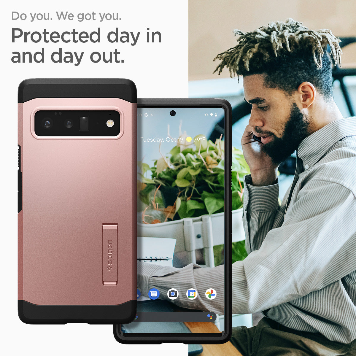 ACS03463 - Pixel 6 Pro Case Tough Armor in rose gold do you. we got you. protected day in and day out.