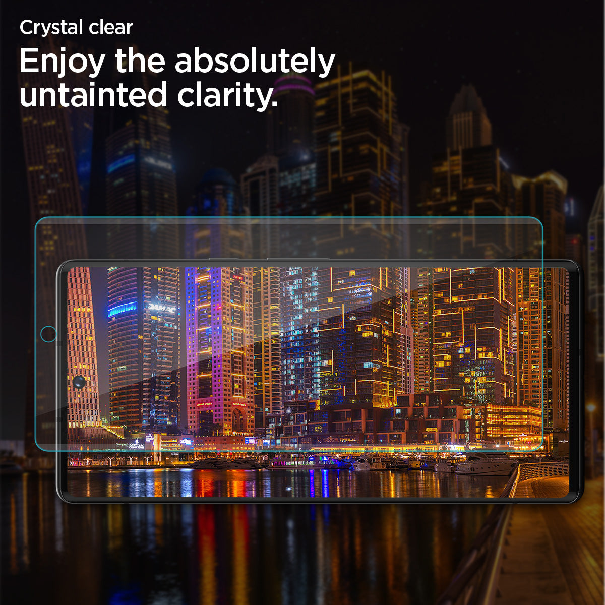 AFL05201 - Pixel 7 Pro Screen Protector Neo Flex crystal clear enjoy the absolutely untainted clarity.