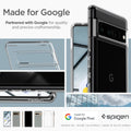 ACS04726 - Pixel 7 Pro Case Ultra Hybrid in crystal clear made for google partnered with google for quality and precise craftsmanship.
