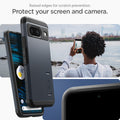 ACS06283 - Pixel 8 Case Tough Armor in metal slate showing the raised edges for scratch prevention. Protect your screen and camera