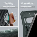 ACS06313 - Pixel 8 Pro Case Liquid Air in Abyss Green tactility same tactile feedback experience as the original device. Perfect fit crafted to be form fitted for the google pixel.