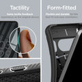 ACS06311 - Pixel 8 Pro Case Liquid Air in Matte Black tactility same tactile feedback experience as the original device. Perfect fit crafted to be form fitted for the google pixel.