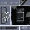 ACS09044 - Pixel 9a Case Ultra Hybrid Zero One showing the different  angles