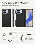 ACS09741 - Pixel 10 Pro Fold Case Slim Armor Pro (MagFit) in black showing the case. Innovation meets protection.