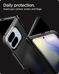 ACS09741 - Pixel 10 Pro Fold Case Slim Armor Pro (MagFit) in black showing the daily protection. Guard your camera, screen and hinge