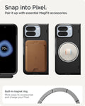 ACS09741 - Pixel 10 Pro Fold Case Slim Armor Pro (MagFit) in black showing the built in magnet ring. More way to accessorize and charge your pixel. Snap into pixel. Pair it up with essential MagFit accessories.