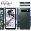 ACS04475 - Pixel 6a Case Liquid Air in midnight green first in its class. only the best for the best.