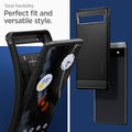 ACS04476 - Pixel 6a Case Rugged Armor in black total flexibility. perfect fit and versatile style.