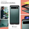 ACS04481 - Pixel 6a Case Tough Armor in midnight green tough armor innovative solution.