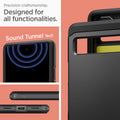 ACS04479 - Pixel 6a Case Tough Armor in black precision craftsmanship. designed for all functionalities. sound tunnel tech.