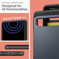 ACS04480 - Pixel 6a Case Tough Armor in metal slate precision craftsmanship. designed for all functionalities. sound tunnel tech.