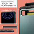 ACS04481 - Pixel 6a Case Tough Armor in midnight green precision craftsmanship. designed for all functionalities. sound tunnel tech.