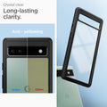 ACS04478 - Pixel 6a Case Ultra Hybrid in matte black  long lasting clarity. anti yellowing.