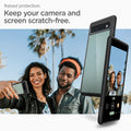 ACS04478 - Pixel 6a Case Ultra Hybrid in matte black  raised protection. keep  your camera and screen scratch free.