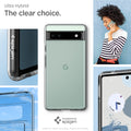 ACS04477 - Pixel 6a Case Ultra Hybrid in crystal clear ultra hybrid. the clear choice.