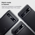 AGL05470 - Pixel 7 Pro Optik Lens Protector in black match made in heaven. Optik lens protector is compatible with all Spigen pixel 7 pro cases.
