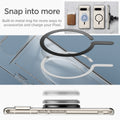 ACS06318 - Pixel 8 Pro Case Ultra Hybrid Metal Ring (MagFit) in black snap into more built in metal ring for move ways to accessorize and charge your pixel.