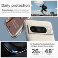 ACS06318 - Pixel 8 Pro Case Ultra Hybrid Metal Ring (MagFit) in black daily protection raised edges protect the camera and screen from surface scratches. Air cushion technology helps mitigate impact from drops.