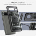 ACS06279 - Pixel 8 Case Ultra Hybrid Zero One showing the cutouts for easy access to camera, buttons, and ports. Precise cutouts