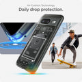 ACS06279 - Pixel 8 Case Ultra Hybrid Zero One showing the Air Cushion Technology. Daily drop protection