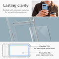 ACS06315 - Pixel 8 Pro Case Ultra Hybrid in crystal clear Lasting clarity crafted with premium materials for an optimal experience. Flexible TPU for easy case application. Protective PC stays clear over time.