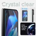 AGL09106 - Pixel 9 Pro Fold GLAS.tR EZ Fit in Clear showing the crystal clear. Enjoy the same original clarity.