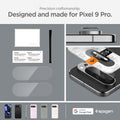 AGL08444 - Pixel 9 Pro Case Optik EZ Fit Lens Protector in Crystal Clear made for google. Precision craftmanship designed and made for pixel 9 pro.