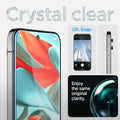 AGL08445 - Pixel 9 Pro XL GLAS.tR EZ Fit in Clear showing the crystal clear. Enjoy the same original clarity.