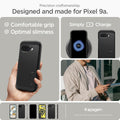ACS09046 - Pixel 9a Case Tough Armor AI (MagFit) in Black showing the precision craftsmanship. Comfortable and optimal slimness