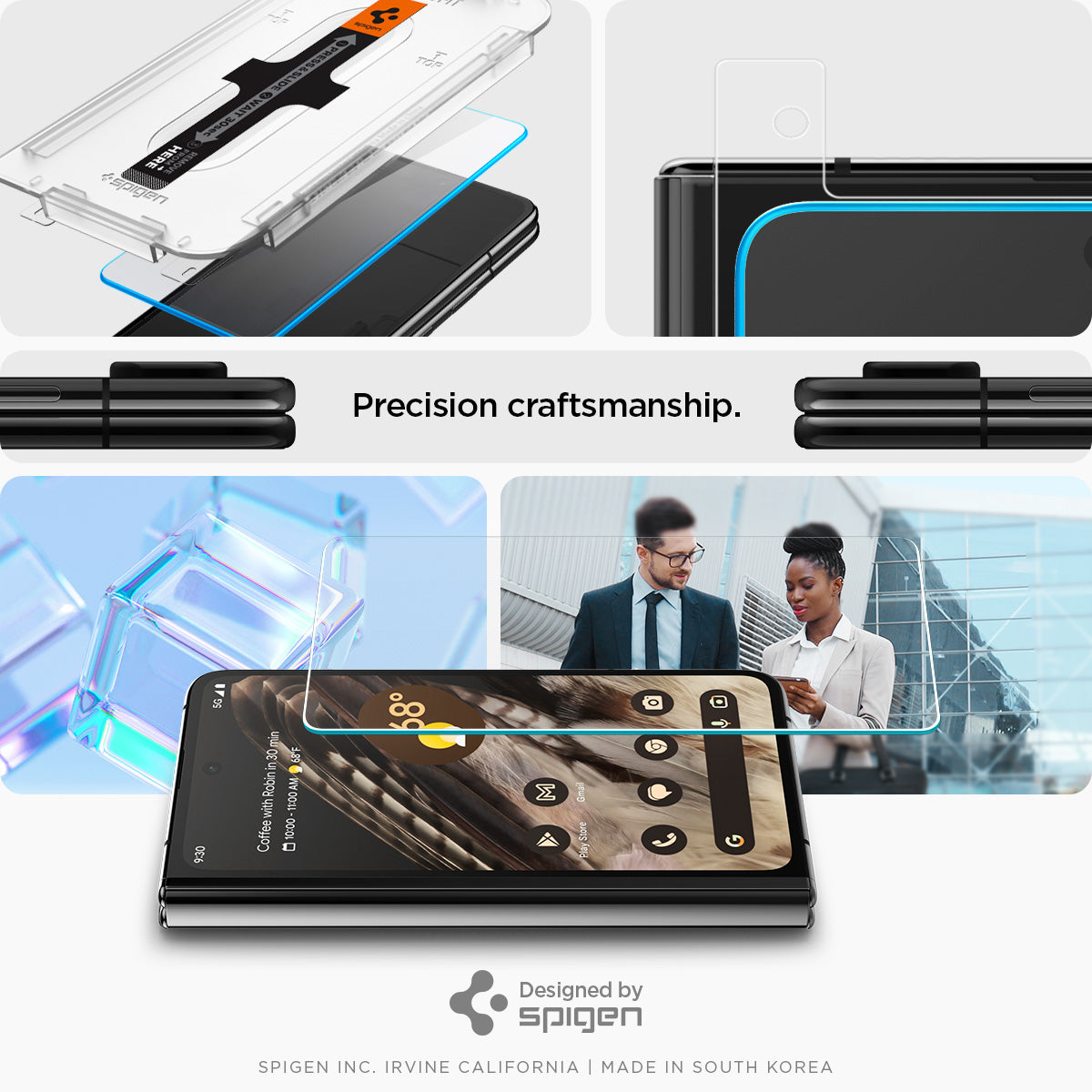 AGL06207 - Google Pixel Fold Optik EZ Fit Lens Protector precision craftmanship.