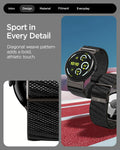 AMP11420 - Pixel Watch 5 (41mm) Lite Fit X Black showing sport in every detail