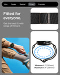 AMP11420 - Pixel Watch 5 (41mm) Lite Fit X Black showing the fitted for everyone