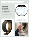 AMP11747 - Pixel Watch 5 (45mm) Athlex Air Active Black Orange adjustable design accommodates a wide range of wrist sizes for a customized fit.