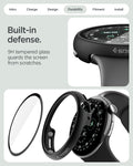 ACS11746 - Pixel Watch 5 (45mm) Thin Fit 360 Black supports wireless charging without removing the case.