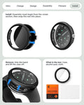 ACS11746 - Pixel Watch 5 (45mm) Thin Fit 360 Black durable construction helps protect against scratches, bumps, and everyday wear.