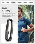 ACS09481 - GBAb Case Lock Fit in black showing the easy to carry ability. Clip on to any bags or objects. Never miss a beat on the go