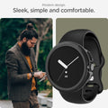 ACS03073 - Pixel Watch Case Liquid Air in black modern design. sleek simple and comfortable.
